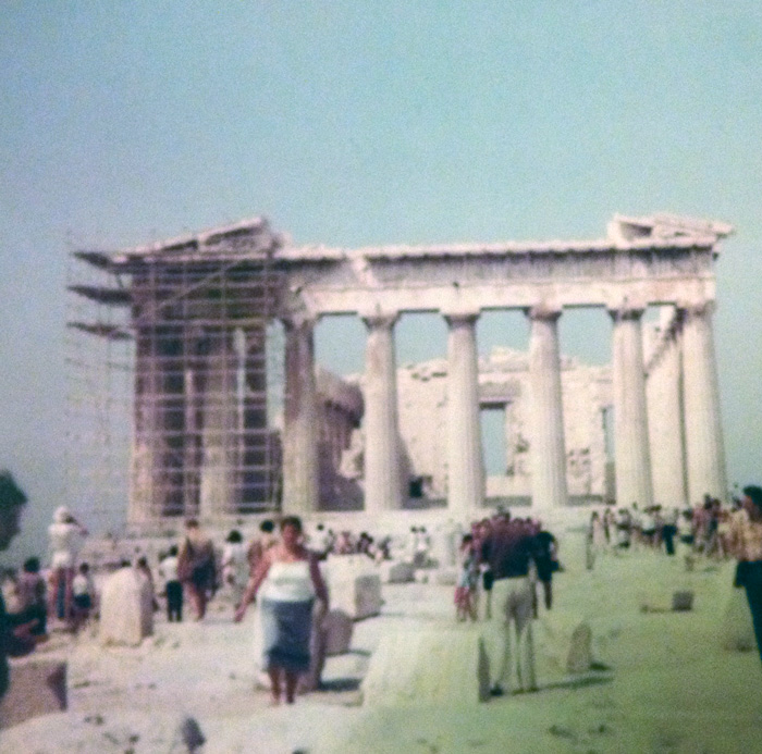Rubbish photo of the Acropolis