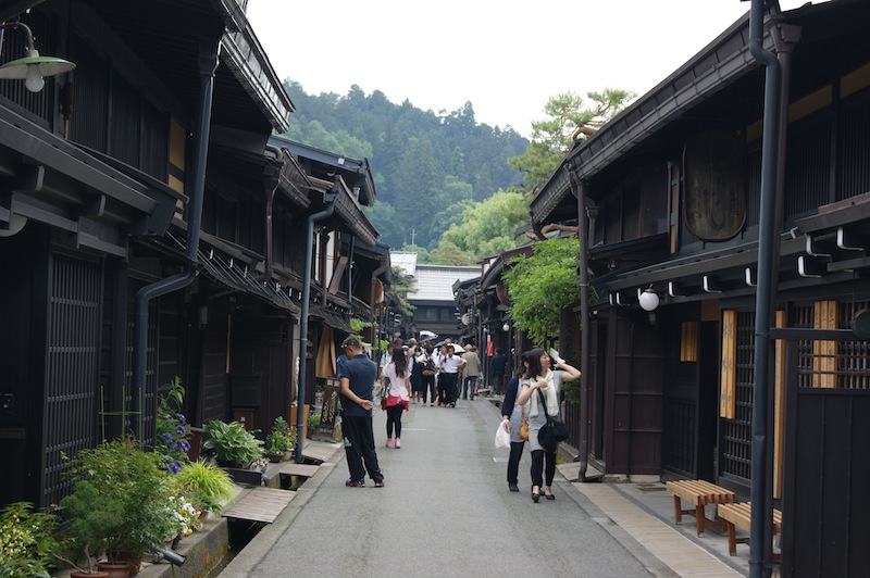 The historic district of Takayama
