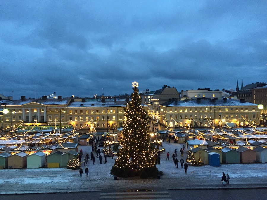 Senate Square and a Christmas market