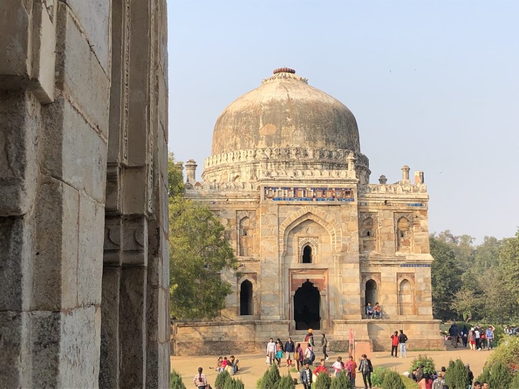 Part of the Bara Gumbad complex in the Lodi Gardens