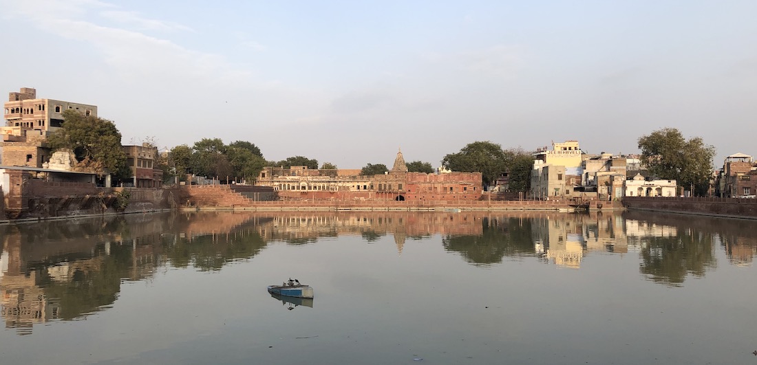 The Gulab Sagar Lake in Jodhpur