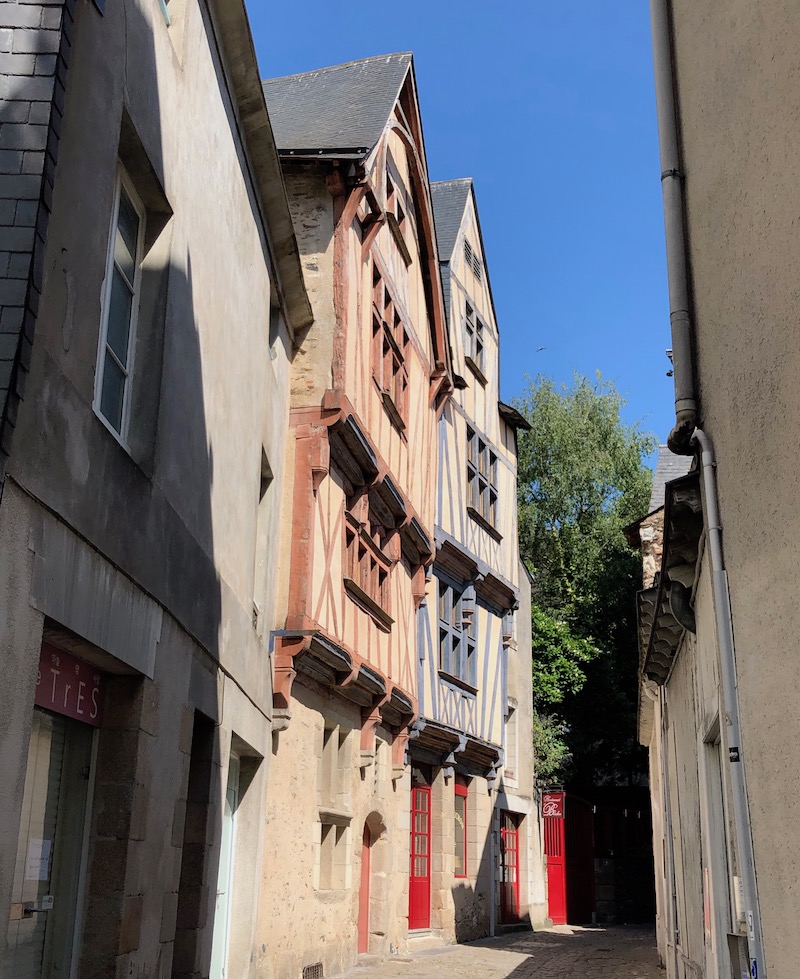 Medieval buildings in the heart of Nantes