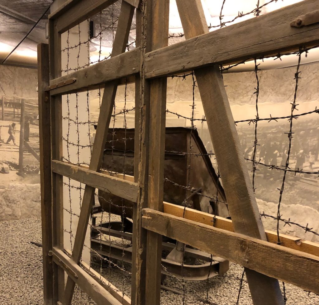 Inside the Schindler Factory, and an exhibit about the labour camps