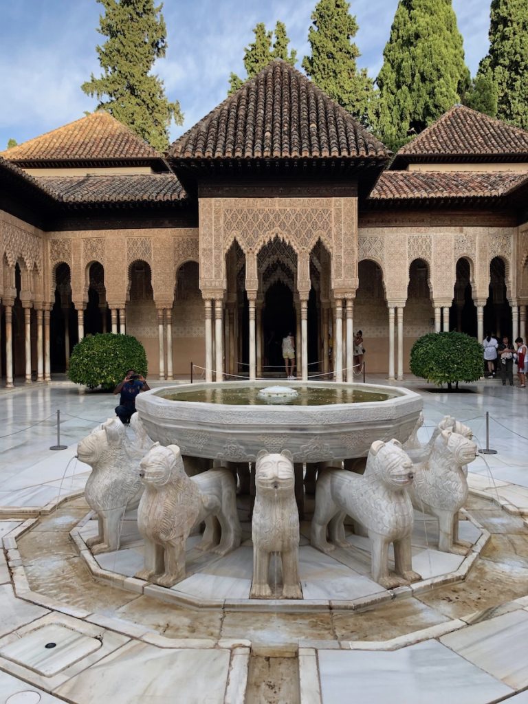 The Court of the Lions in the Nasrid Palaces